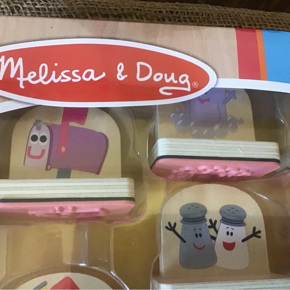 Melissa & Doug Blue’s Clues wooden handle stamps. NWT - Picture 7 of 14